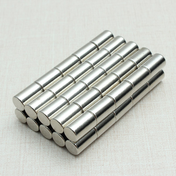 50pcs N52 6mm X 10mm Strong Neodymium Magnets Discs Cylinder Rare Earth Umagnets