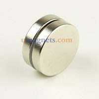 24mm x 5mm N35 super sterke Ronde Cylinder Disc Rare Earth Neodymium magneten vernikkeld Magnetic Motor