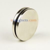 04040238magnets30mm x 2mm N35 Round cirkulære Cylinder Rare Earth Neodym magneter Forniklet Ultra Stærke magneter