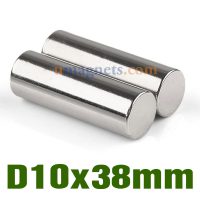 N35 10mmx38mm Neodym (NdFeB) Sjældne Earth Cylindriske magneter