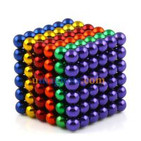 N42 5mm buckyballs Magnetisk Balls Toys Magnet Balls Puslespill Sphere neodymmagneter (Color: blandet)